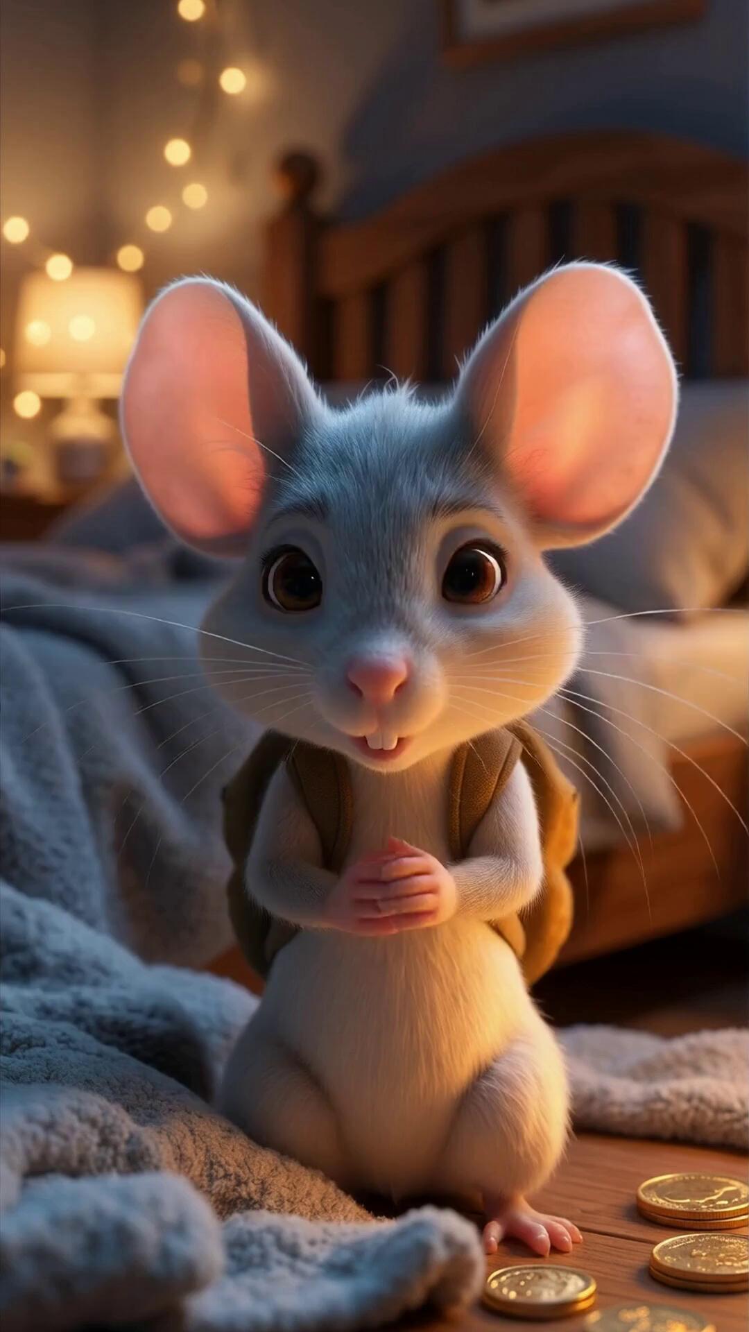 Petite souris dent de lait enfant vidéo personnalisée