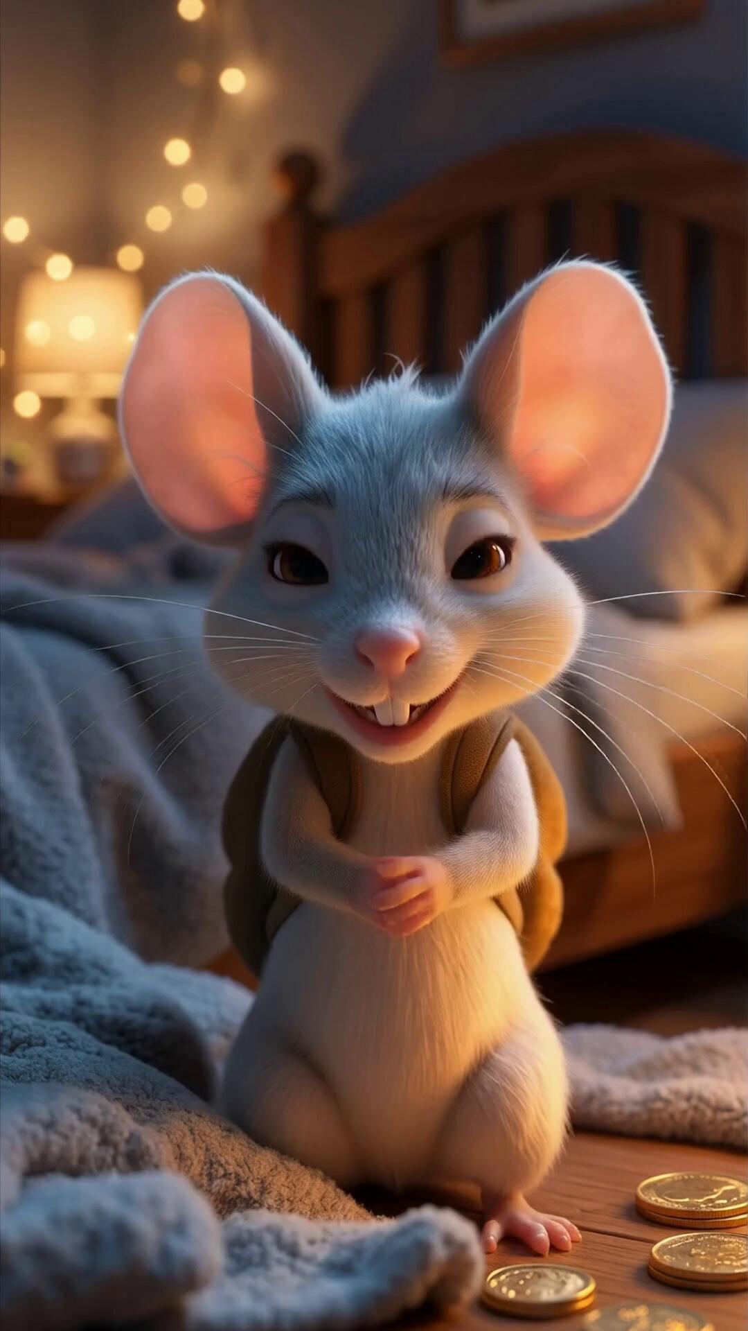 Petite souris dent de lait enfant vidéo personnalisée